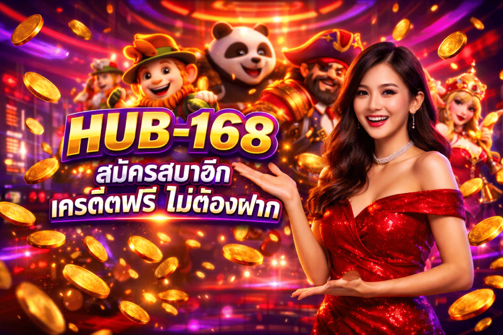 HUB-168 สมัครสมาชิก เครดิตฟรี ไม่ต้องฝาก